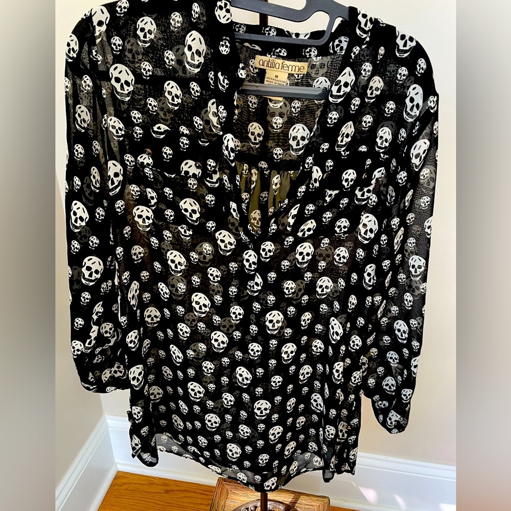 Antilia Ferme Sheer Blouse